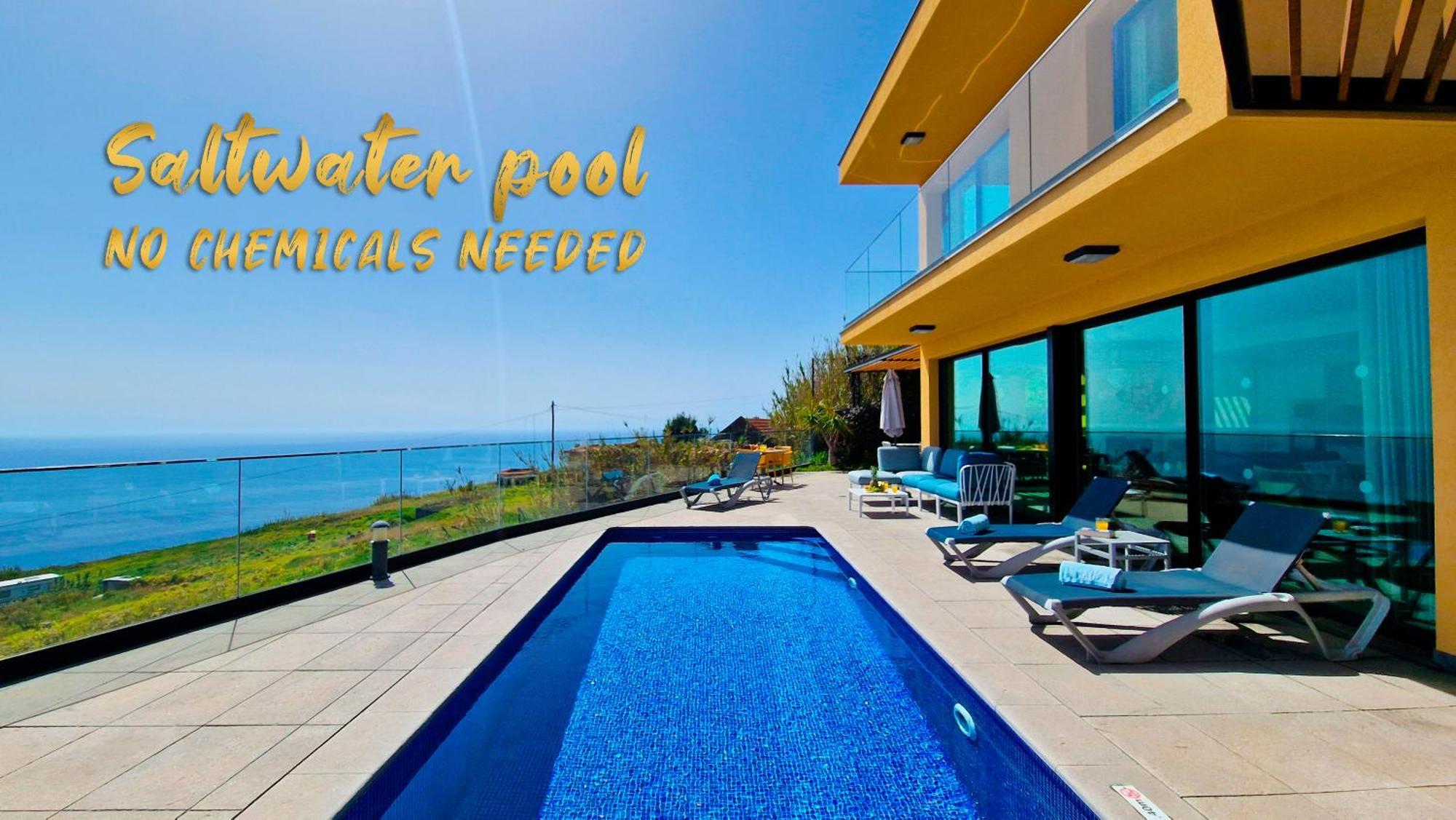 Eden Sun - A Modern Luxury Villa With A Panoramic View Prazeres Esterno foto