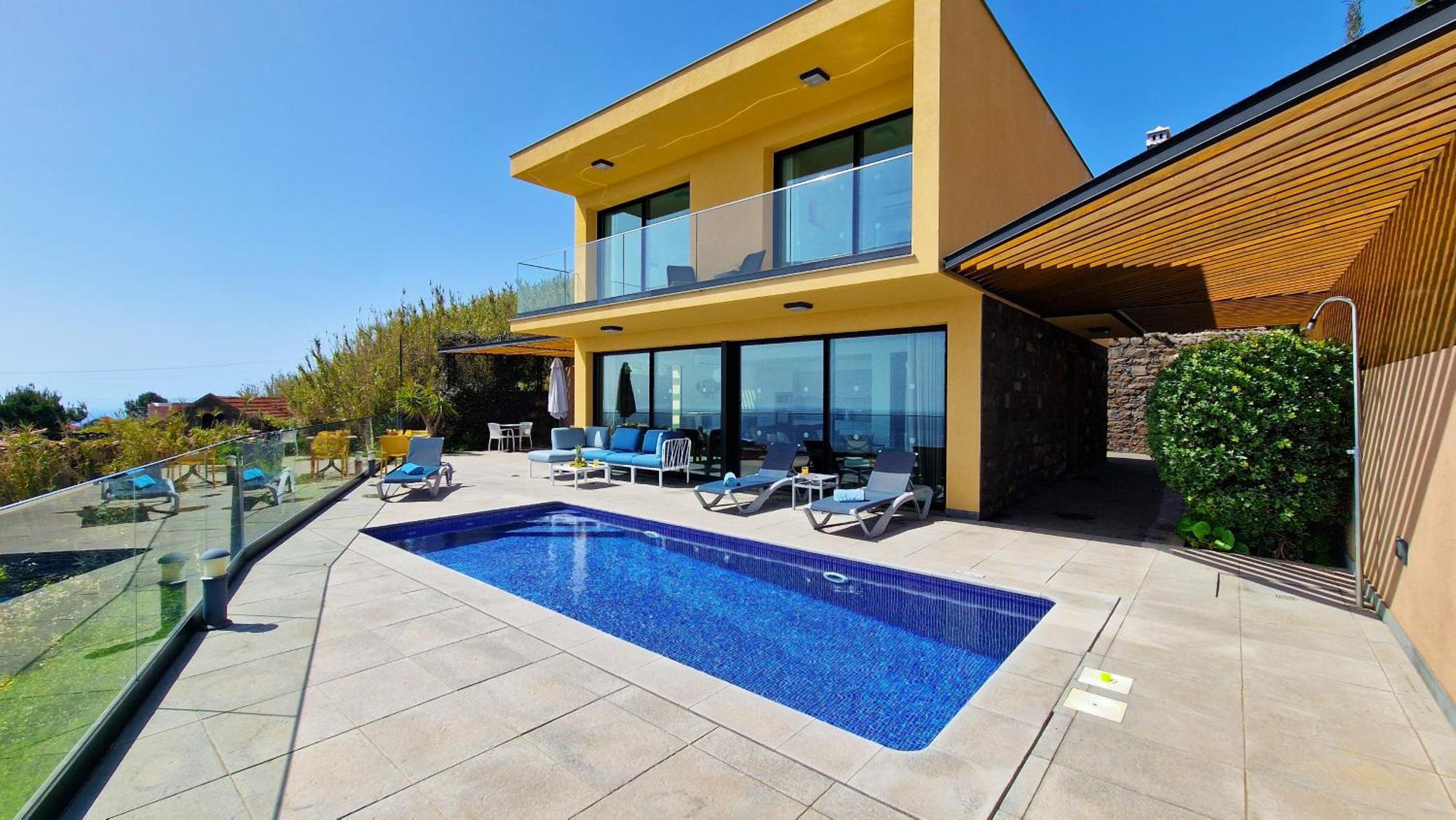 Eden Sun - A Modern Luxury Villa With A Panoramic View Prazeres Esterno foto
