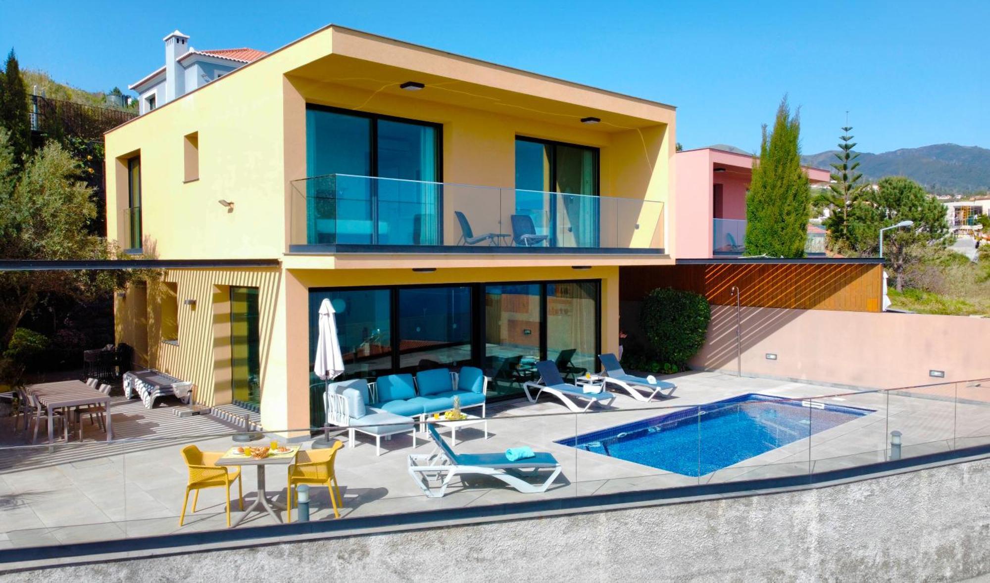 Eden Sun - A Modern Luxury Villa With A Panoramic View Prazeres Esterno foto