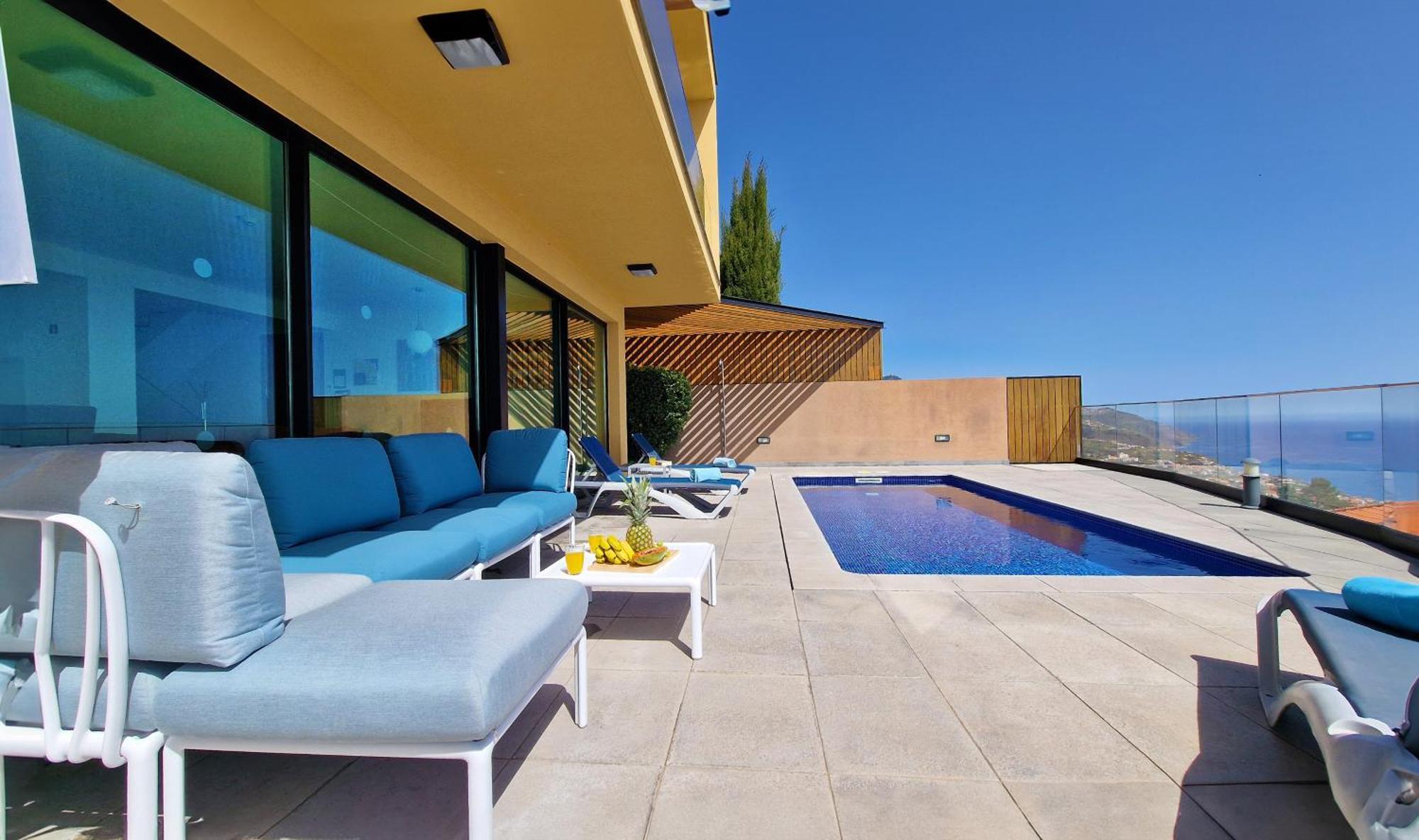 Eden Sun - A Modern Luxury Villa With A Panoramic View Prazeres Esterno foto