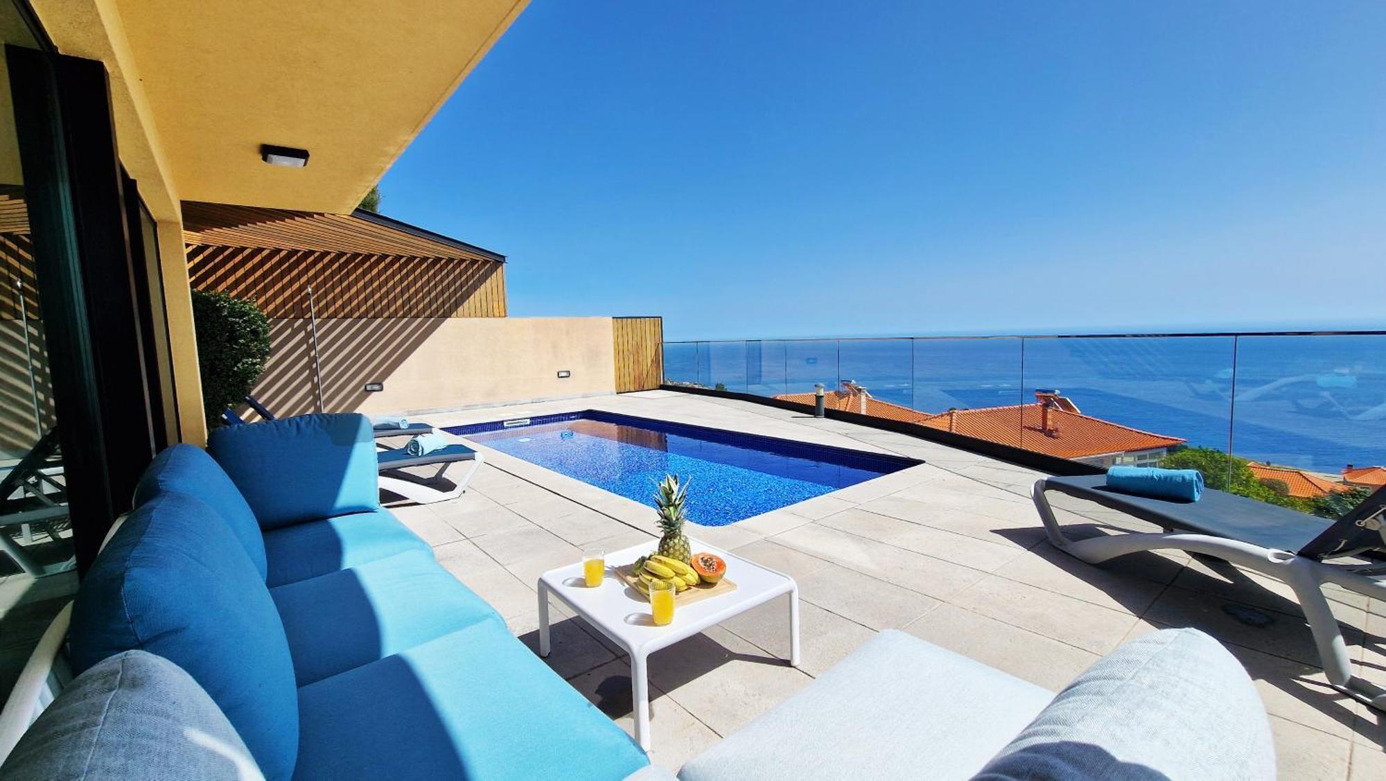 Eden Sun - A Modern Luxury Villa With A Panoramic View Prazeres Esterno foto