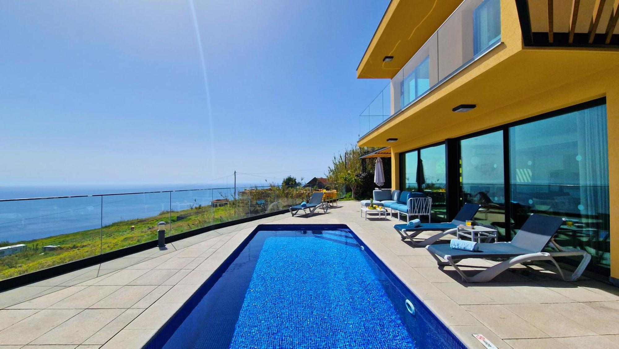 Eden Sun - A Modern Luxury Villa With A Panoramic View Prazeres Esterno foto