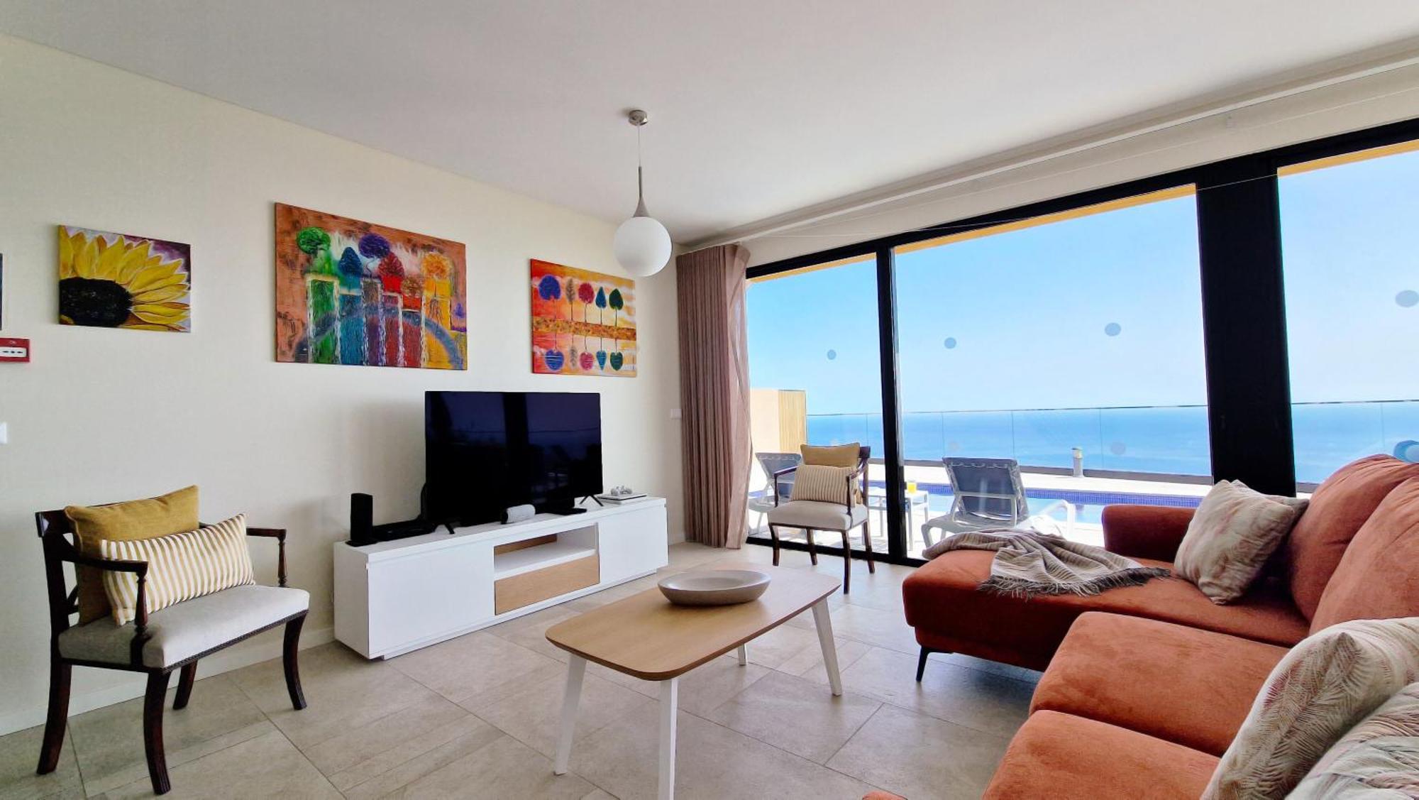 Eden Sun - A Modern Luxury Villa With A Panoramic View Prazeres Esterno foto